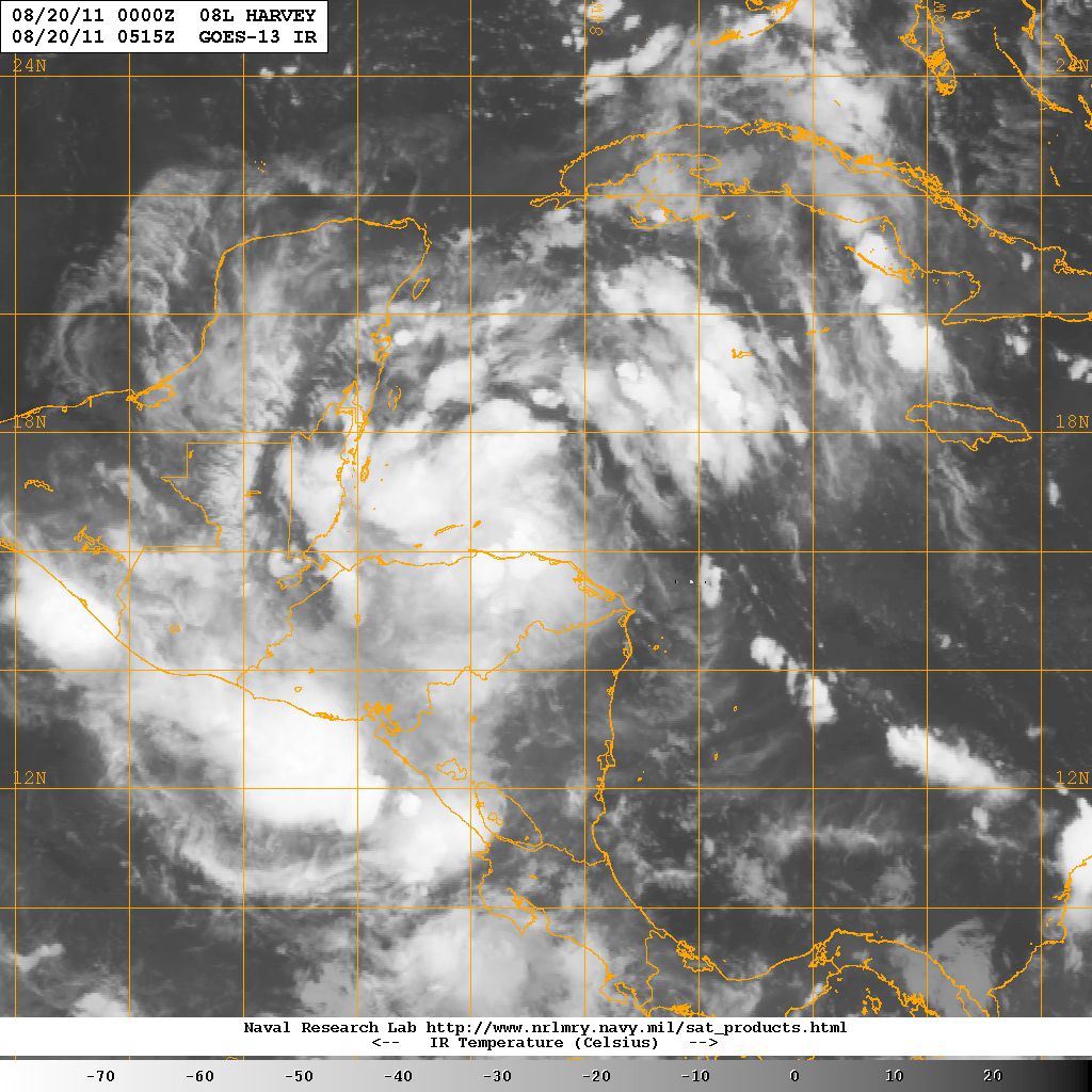 20110820_0515_goes13_x_ir1km_bw_08LHARVEY_45kts-998mb-161N-847W_100pc.jpg