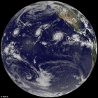 史上首見！太平洋3颱風排排站
