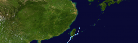 91W 南海熱帶低壓通過台灣南部 持續東北行 JTWC:副熱帶低壓