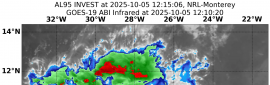 95L High 逐漸西行