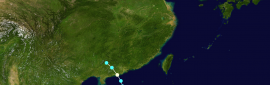 2516 塔巴 登陸廣東