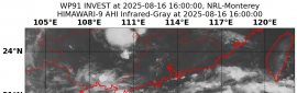 91W Low JMA:TD