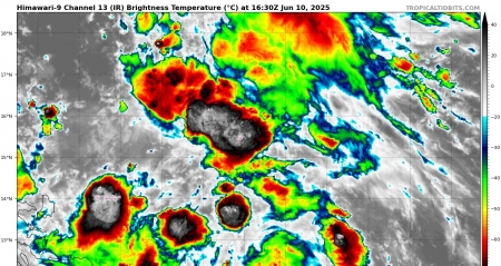 TD02(94W) JMA:TD 北上接近台灣東部