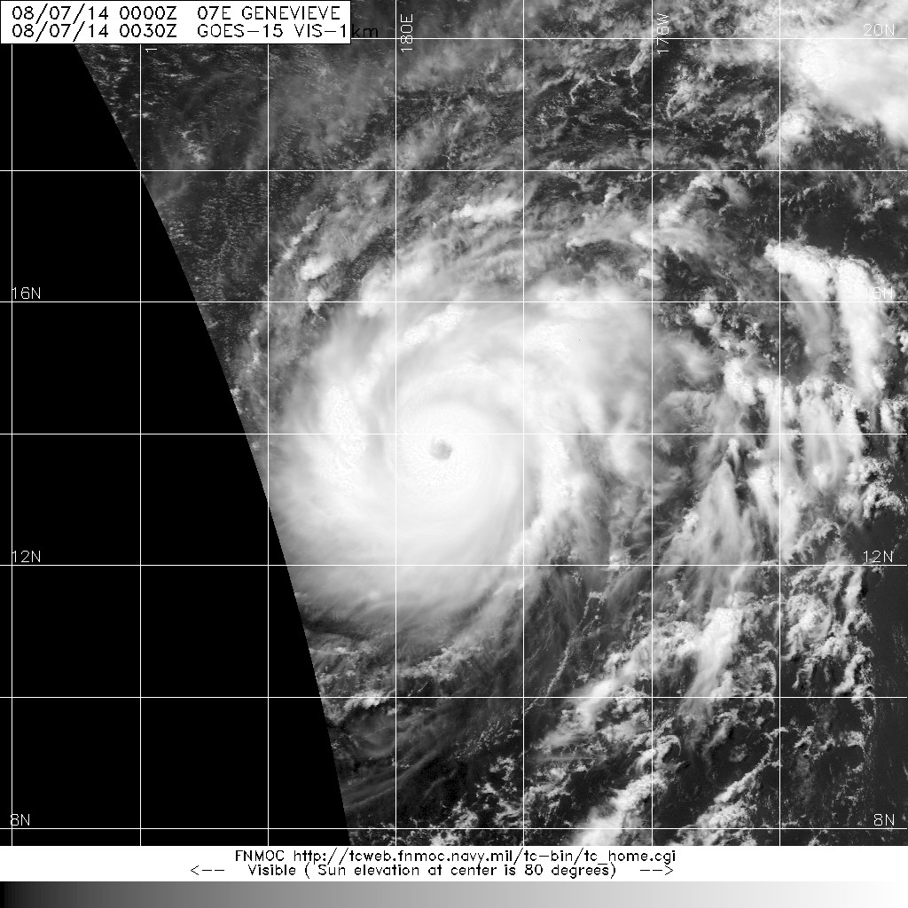 20140807_0030_goes-15_vis_1km_07E_GENEVIEVE_100kts_965mb_13_7N_179_1W_84pc.jpg