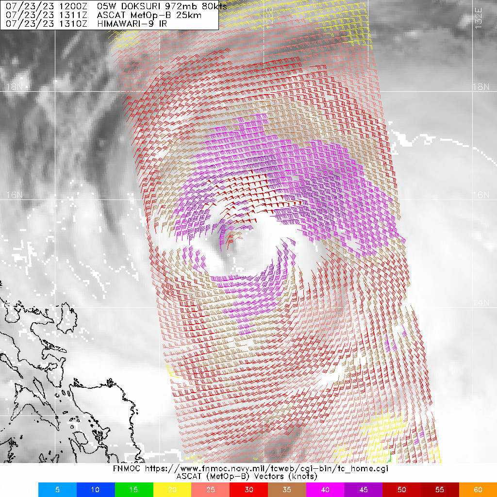 20230723.1311.mtb.ASCAT.wind.05W.DOKSURI.80kts-972mb.151N.1277E.25km.jpg