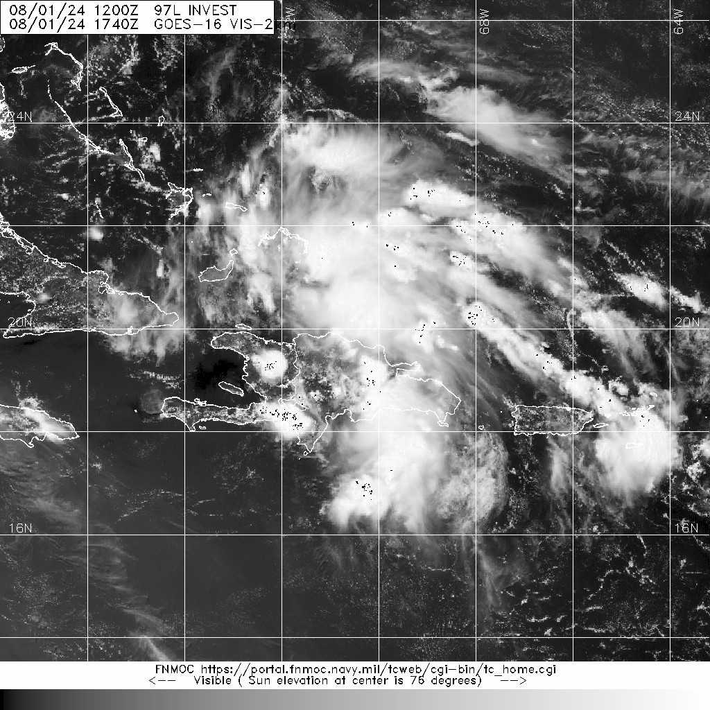 20240801.1740.goes-16.vis.2km.97L.INVEST.20kts.1013mb.19.5N.70.5W.pc.jpg